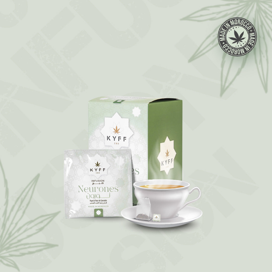 Kyff Tisane Neurones CBD and thyme infusion