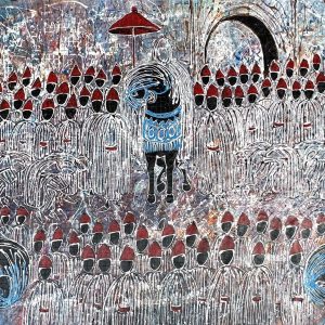 The Parasol Bearer by Abdelhamid Kalmoun