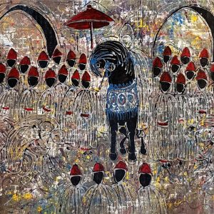 The Horse Between Two Arches by Abdelhamid Kalmoun